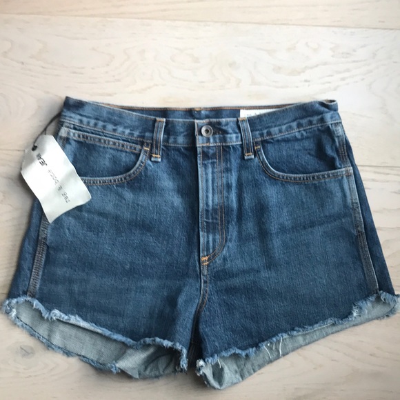 rag & bone Pants - NWT Rag & Bone High Waisted Denim Shorts